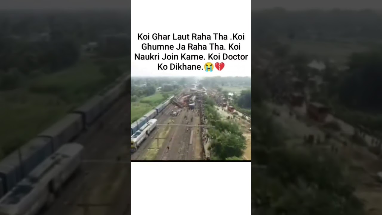 Odhissa Train Accident😔😔😰😰 