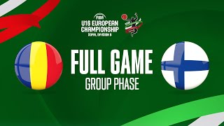 Romania v Finland | Full Basketball Game | FIBA U16 European Championship 2022
