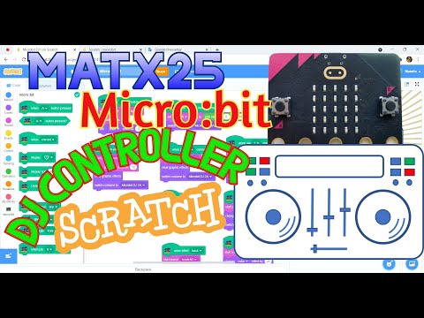 Micro:bit DJ controller in SCRATCH