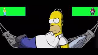 Homer Simpson Vs Tex The Robot With Healthbars