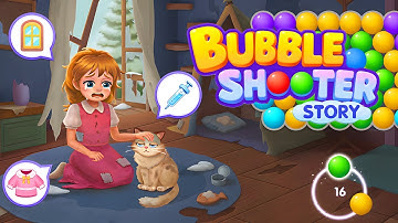 Bubble Shooter Story Gameplay | Android Casual - Puzzle Game