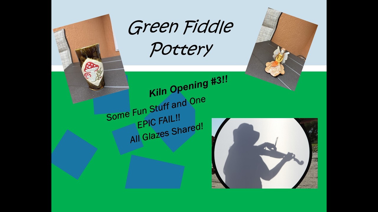 Kiln Opening #3 - Some nice pieces, one REALLY EPIC fail, and Fairies!