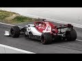 Race start procedure pit stops accelerations  pit lane action from 2019 winter testing