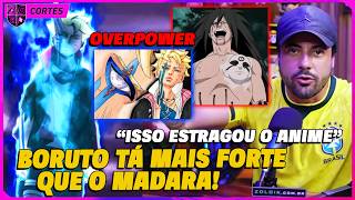 ESCALA DE PODER DE BORUTO ESTRAGOU O ANIME - TÁ MAIS FORTE   QUE O MADARA! - Fred Animes