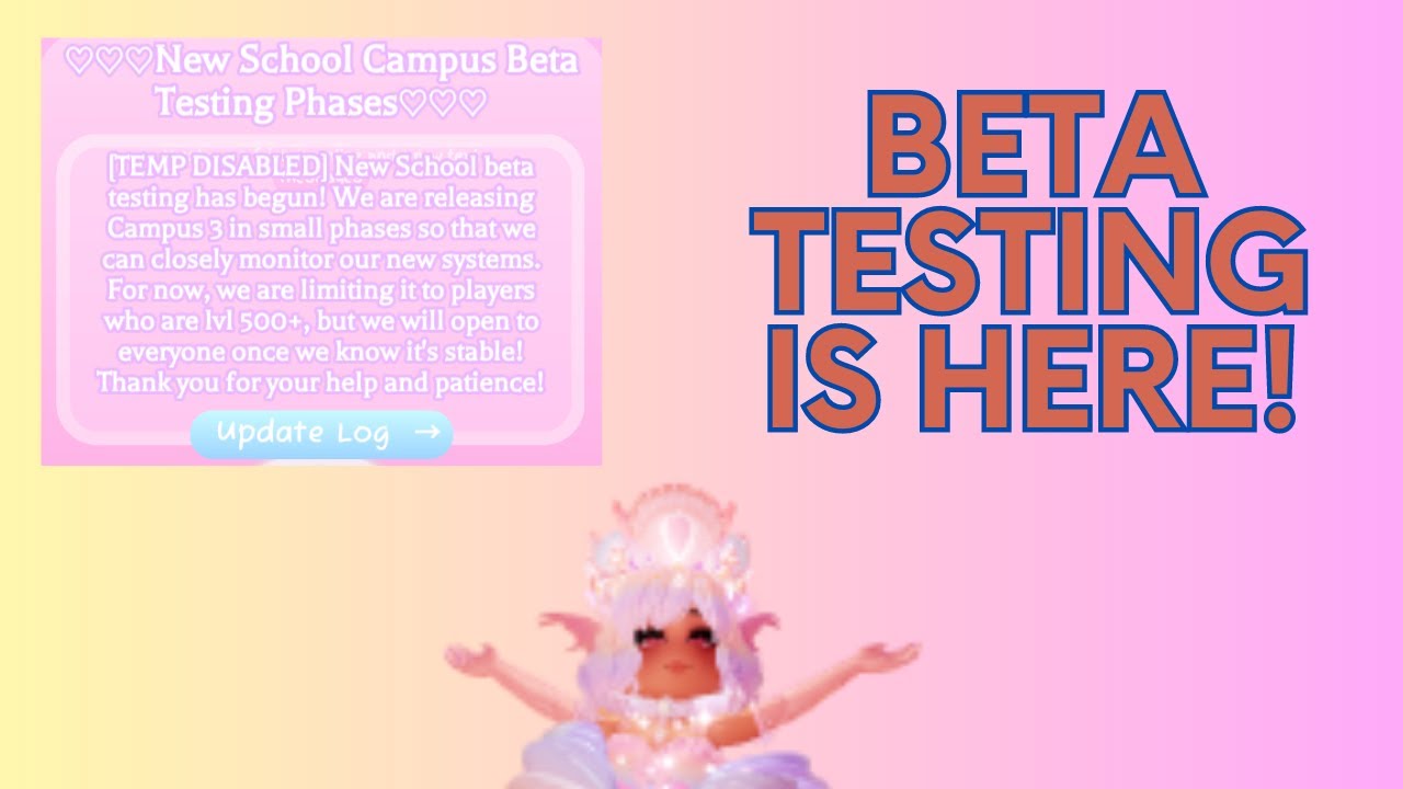 ROYALE HIGH CAMPUS 3 IS FINALLY OUT FOR BETA TESTING! Royale High
