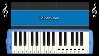 Golden Hour Melodica Pianika Tabs