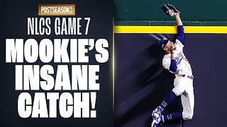 Mookie Betts makes ANOTHER insane grab in NLCS! (Dodgers OF GOES UP during NLCS Game 7!)