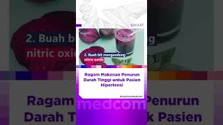 Ragam Makanan Penurun Darah Tinggi untuk Pasien Hipertensi