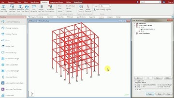 GENERAL LEARNING ON SUPPORT AND LOADING CONCEPTS - FIXED SUPPORT,DEAD & LIVE LOAD STAADPRO CONNECT