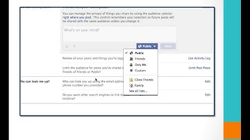 How to change Facebook Privacy Settings pt. 2 Video Tutorial