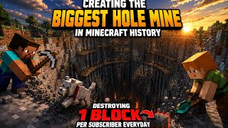 I Started the Largest Mining Project Ever in Minecraft