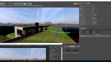 cinema4d corona render HDRI tutorial - exterior