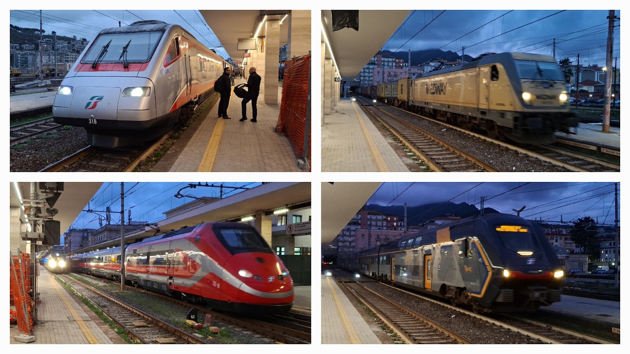 Trains in/Treni a Salerno part(e) 1: 23/02/2026