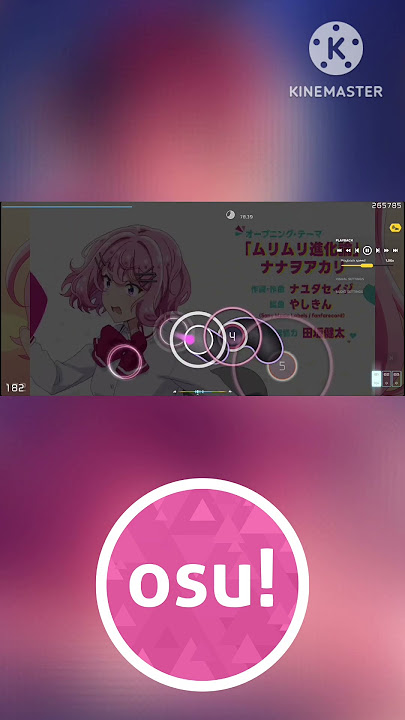 mainin lagu Muri Muri Shinkaron#bimoku #rhythmgame#anime#yuri#osu