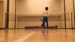 2015-11-23 Jacob is playing badminton