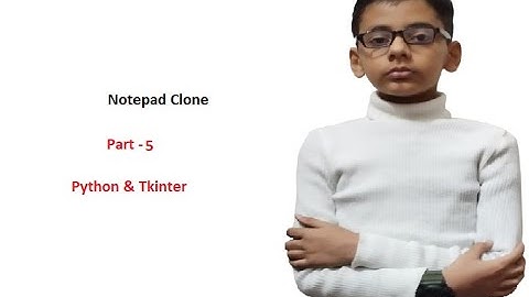Notepad clone part 5