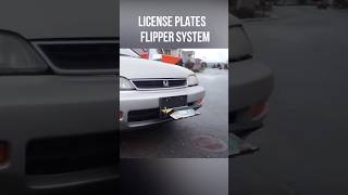 License Plate Flipper - Like James Bond ?  #viral