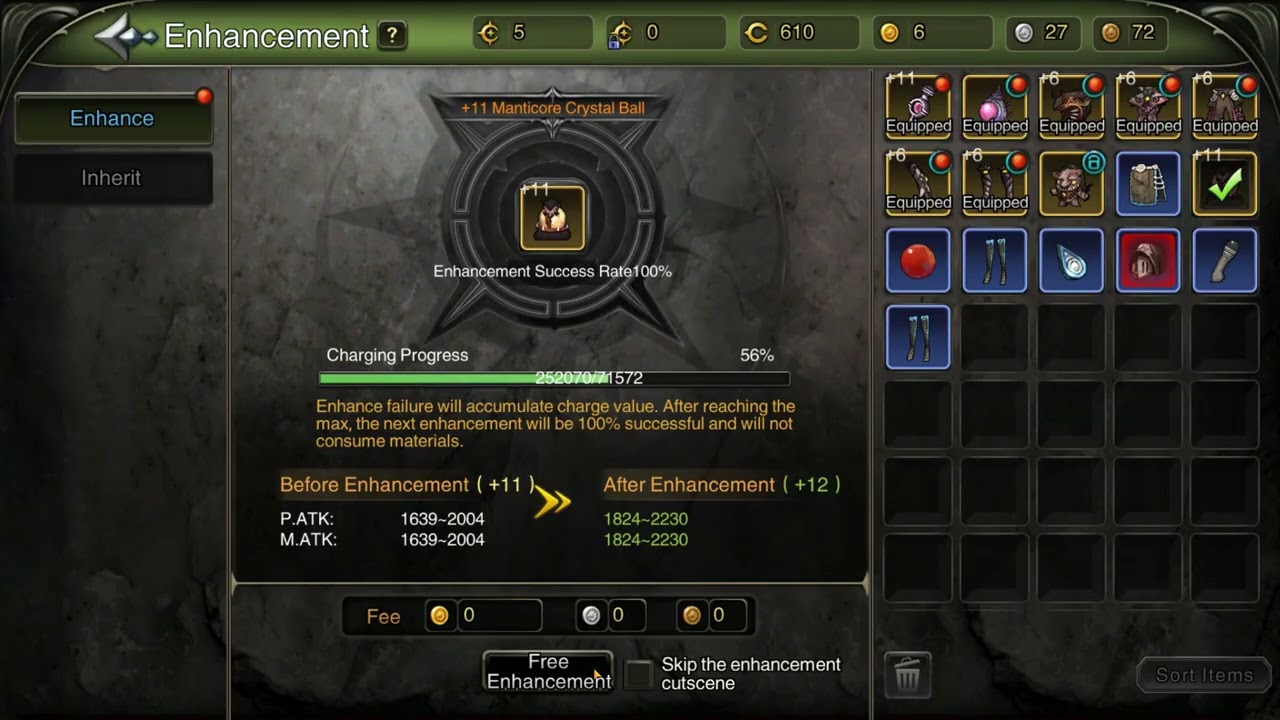 DRAGON NEST ROL INHERIT +13 MANTICORE