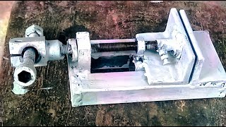 How To Make A Metal Mini Vise //#DIY Home madeTool by asilva anil