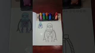 belajar mewarnai robot yuk