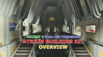 Atrium Building kit Overview, Vault Tec workshop Fallout 4