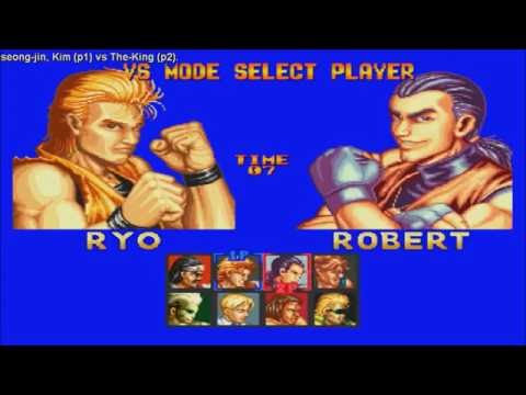 [HD] - Fightcade - Art OF Fighting - Seong-Jin-Kim(KOR) Vs The-King(BRA)