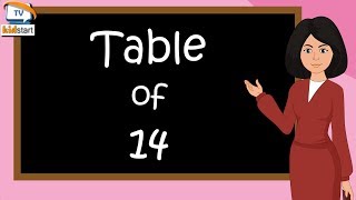 Table of 14  | Rhythmic Table of fourteen | Learn Multiplication Table of 14 x 1 = 14 | kidstartv screenshot 1