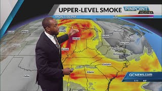 Air quality alerts Monday, more summerlike high temps
