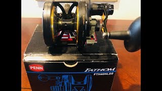 Penn Fathom 40NLD2 Review Plus Epic Tuna Action.