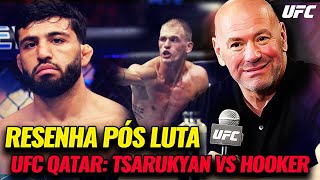 UFC FIGHT NIGHT: TSARUKYAN VS HOOKER  | RESENHA PÓS LUTA AO VIVO