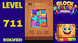 Block Color Mania – Level 711 | Fast & Clean Solution