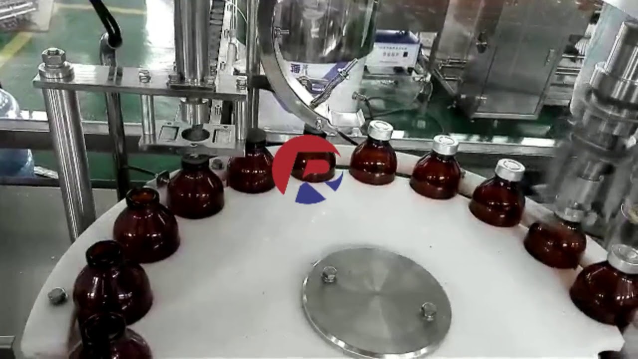 Reliance pharmaceutical 250ml glass bottle liquid filling capping machine
