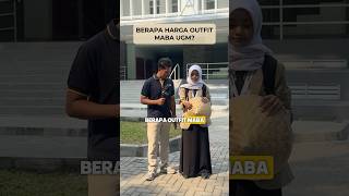 Harga outfit Maba untuk ospek di UGM 👀