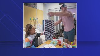 JJ Watt surprises patients at Texas Children's Hospital ahead of Ring of Honor induction