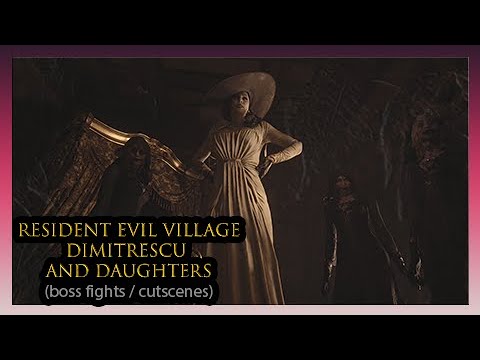 Alcina Dimitrescu And Her Daughters All Cutscenes and Boss Fights