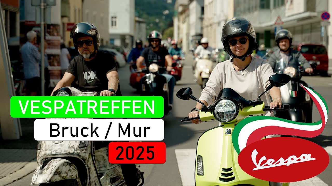 Vespatreffen in Bruck / Mur 2025