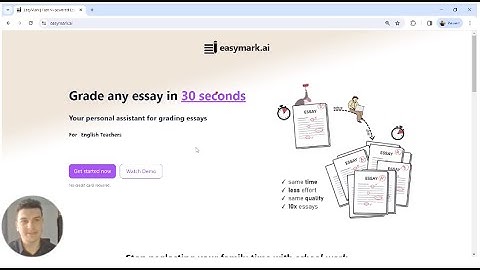 EasyMark.ai Demo | Grade essays 10 times faster