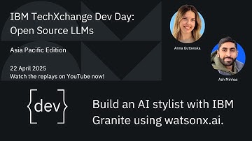 Build an AI stylist with IBM Granite using watsonx.ai