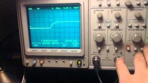 Tektronix 2440 - Single shot capture and measuring