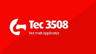 Tec 3508 Cordless Industrial 43mm Hot Melt Applicator