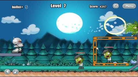 Online Games : Robot vs. Zombies - Gameplay