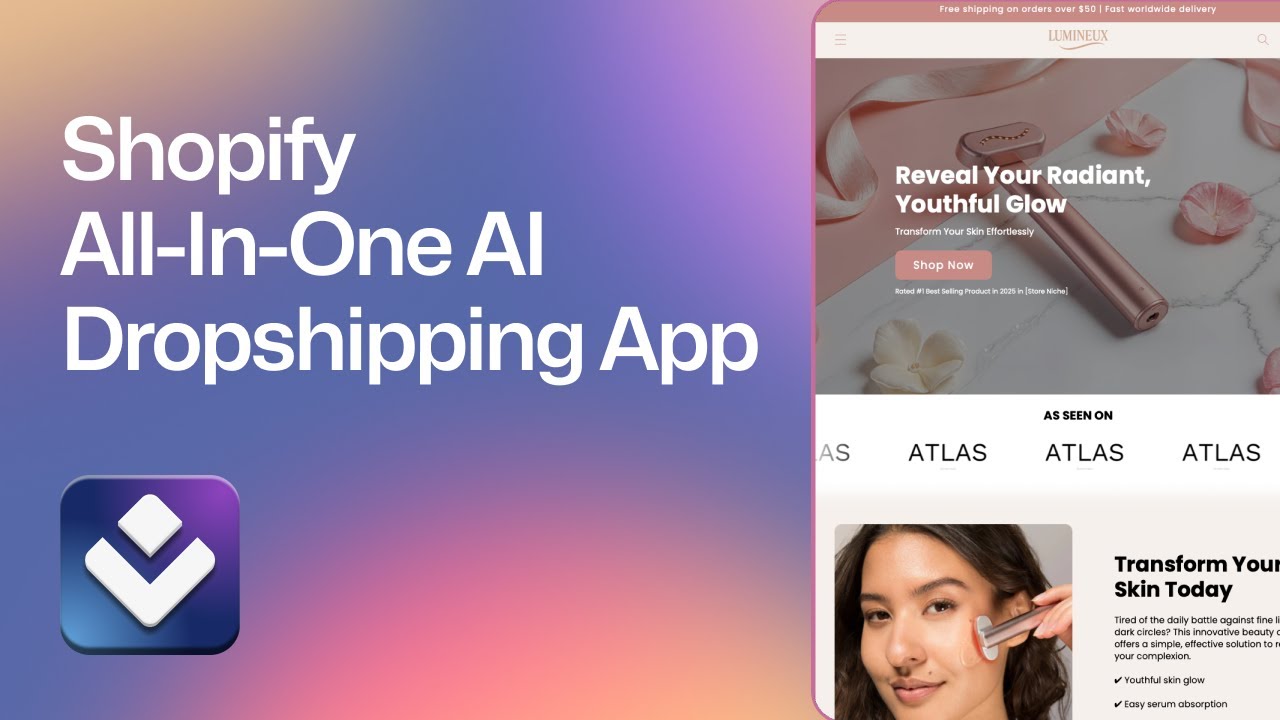 Atlas AI Tutorial | All-In-One Dropshipping Shopify App