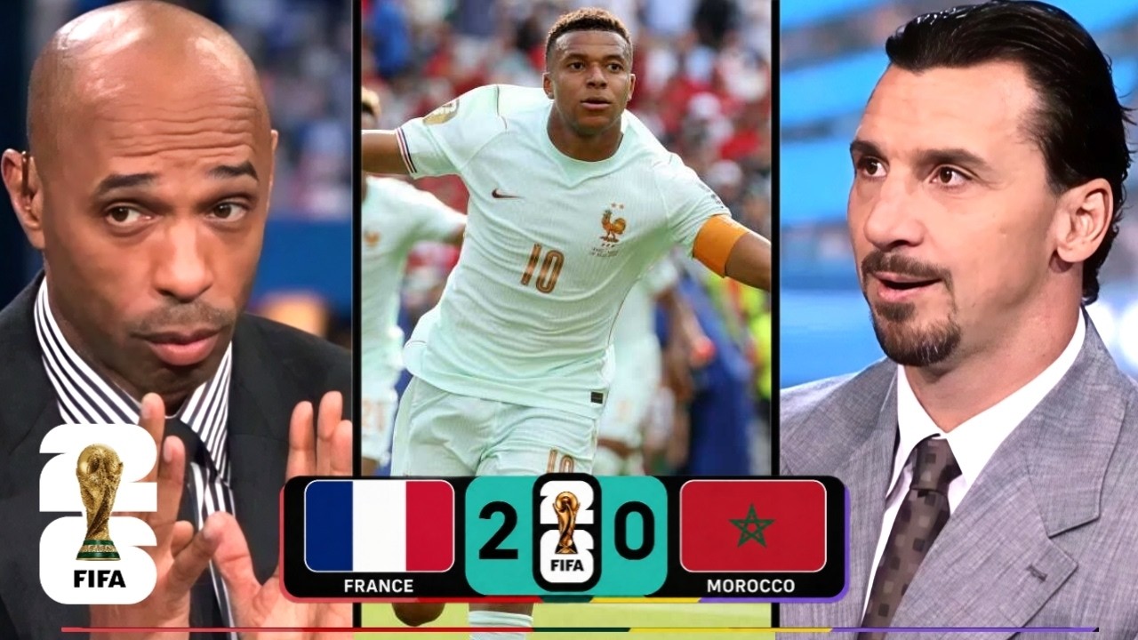 Mbappé Challenges the GOAT Messi! Morocco is OUT! | France 2-0 Morocco | Zlatan & Thierry Henry