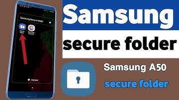Samsung a50 secure folder | Galaxy A50 A30 secure folder How to lock apps and use secure folder