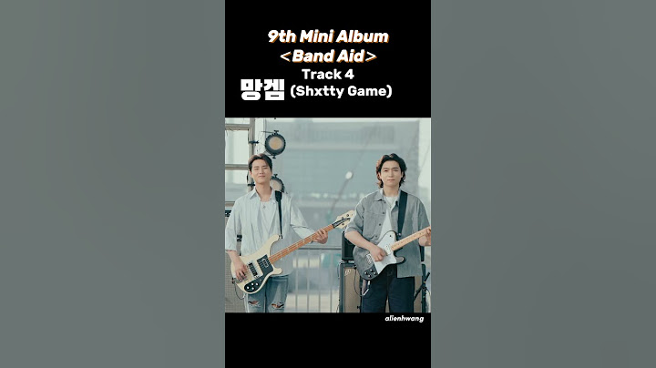 DAY6(데이식스) 9th Mini Album＜Band Aid＞ Track 4 망겜 (Shxtty Game)#DAY6 #데이식스#Band_Aid#녹아내려요
