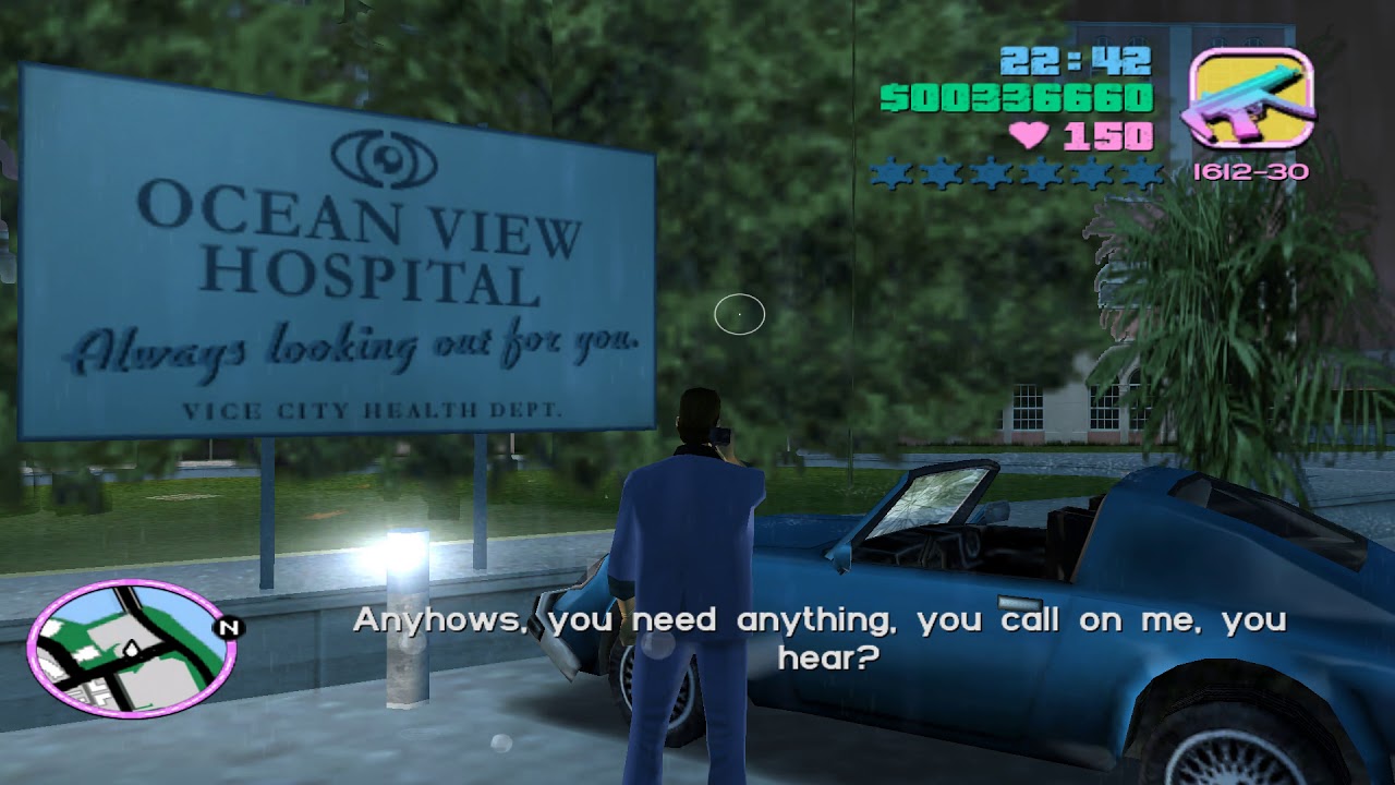 GTA Vice City - Phil Cassidy Missions -  03 - Outro Phonecall   60fps 1080p