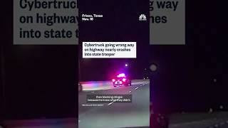 Cybertruck Going Wrong Way On Highway Nearly Crashes Into State Trooper