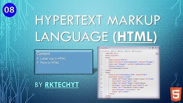 08 Form tag with Attributes & Label tag in HTML || HTML for Absolute Beginners || 1080p