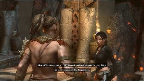 Lara Croft and the Guardian of Light Stage: 10 Fiery Depths No Commentary