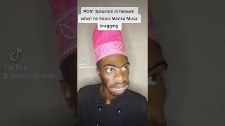 Solomon vs Mansa Musa?! #comedy #christain #funny #comedyvideo #billionaires #shorts